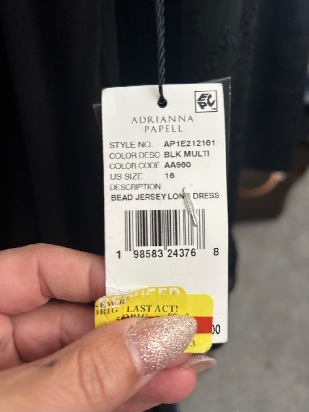 Adrianna papell sz 16 $328 retail - Picture 2 of 4